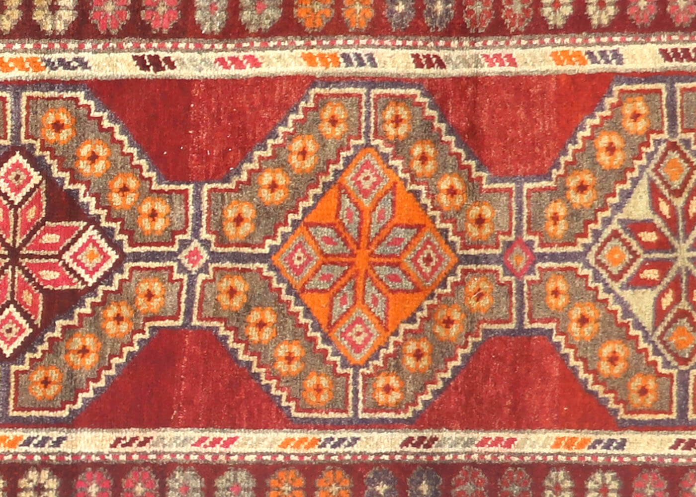 Vintage Turkish Oushak Runner - 2'7" x 12'9"