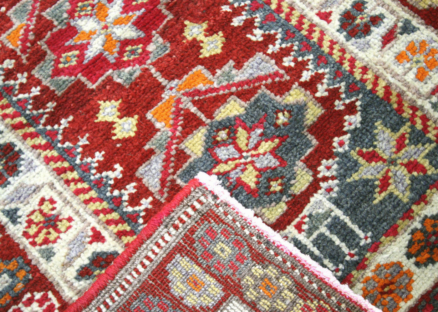 Vintage Turkish Oushak Runner - 2'6" x 12'2"