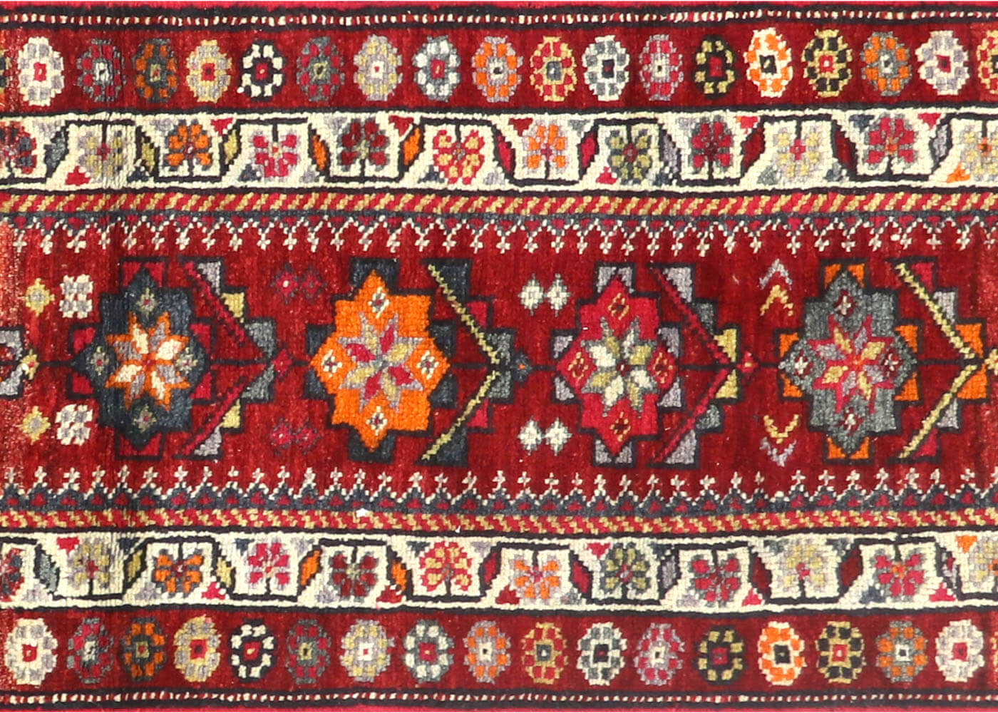 Vintage Turkish Oushak Runner - 2'6" x 12'2"