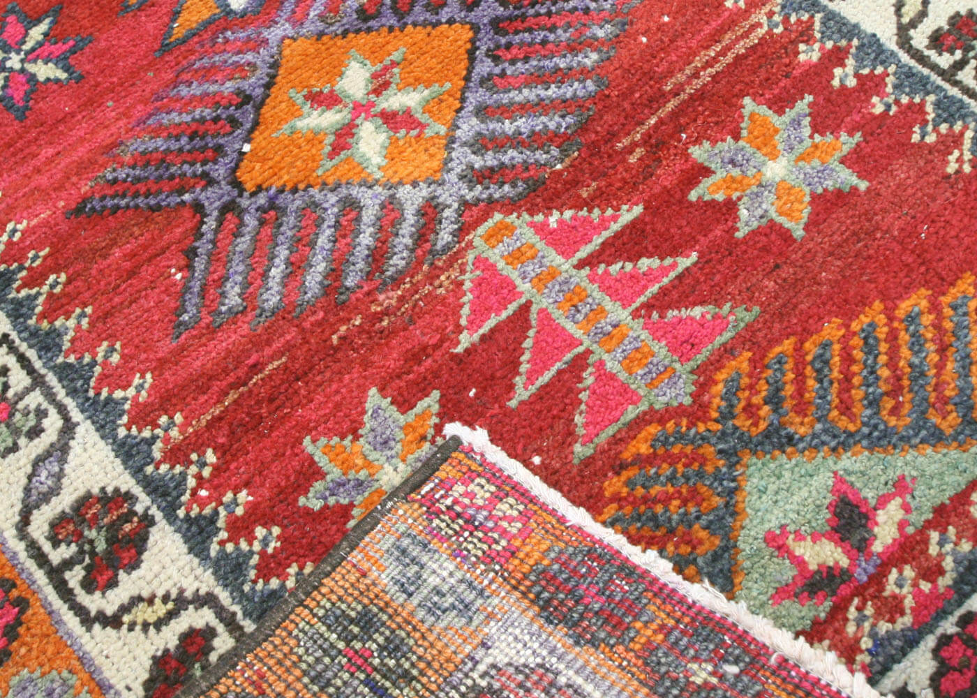 Vintage Turkish Oushak Runner - 2'9" x 12'10"