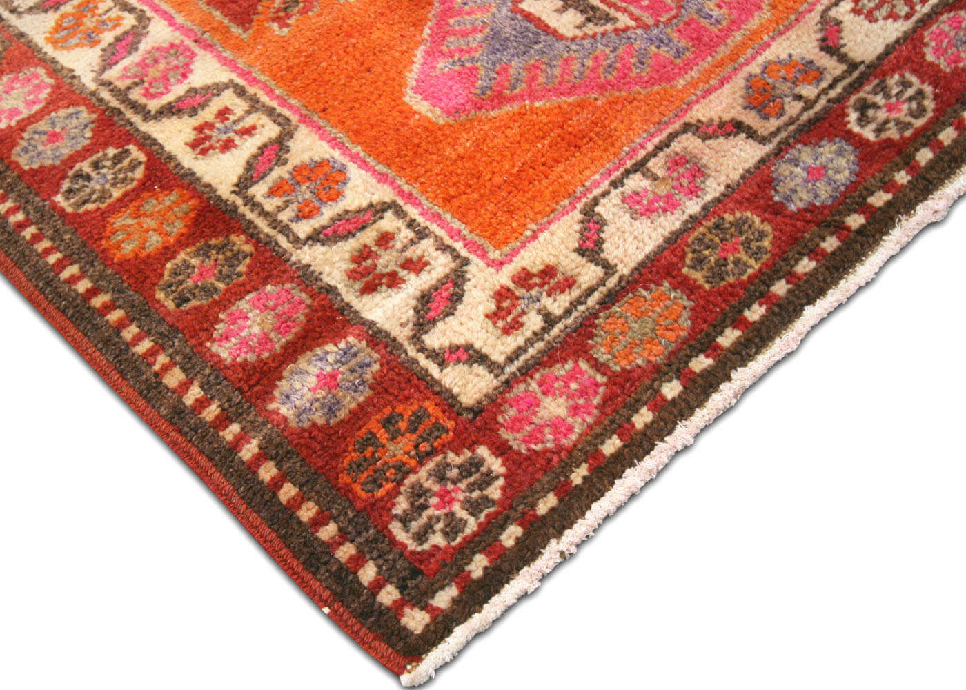 Vintage Turkish Oushak Runner - 3' x 12'9"