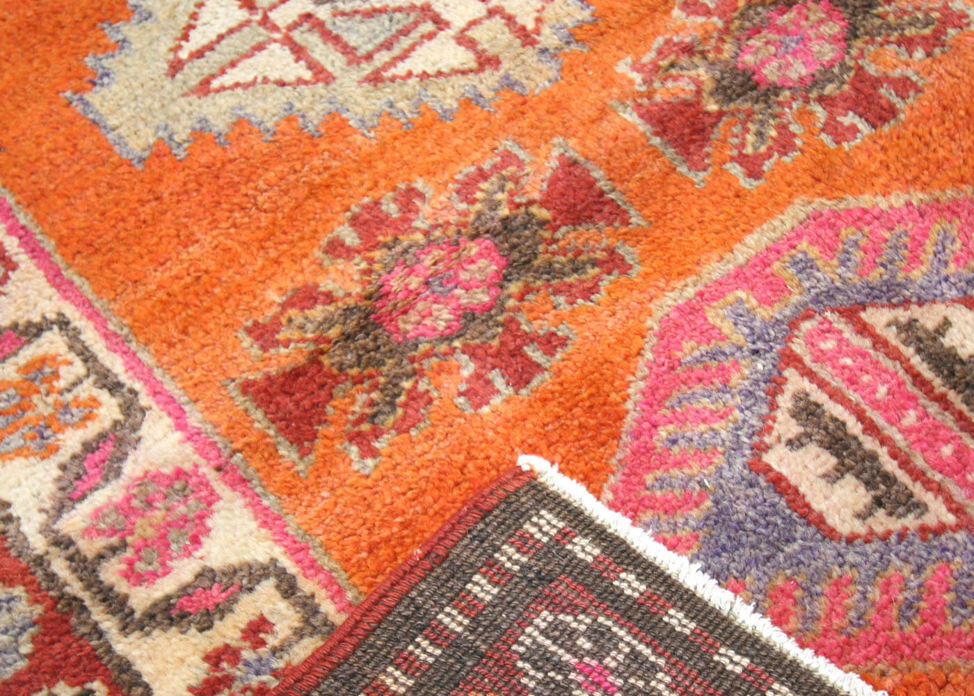 Vintage Turkish Oushak Runner - 3' x 12'9"