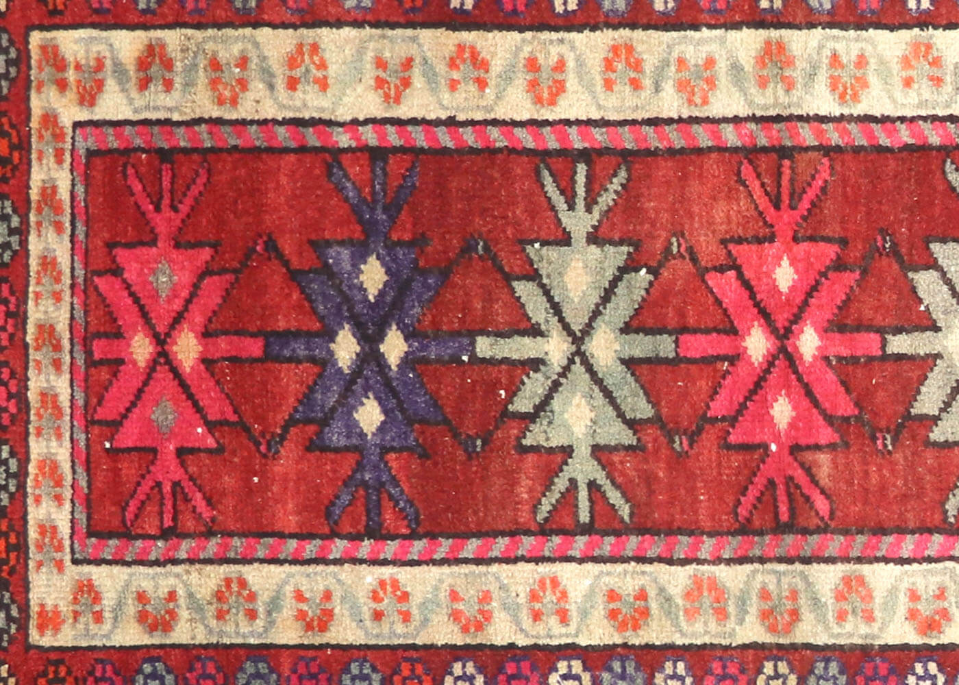 Vintage Turkish Oushak Runner - 3' x 10'6"