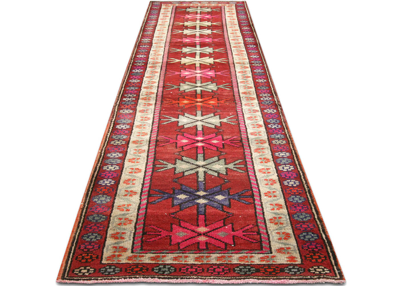 Vintage Turkish Oushak Runner - 3' x 10'6"