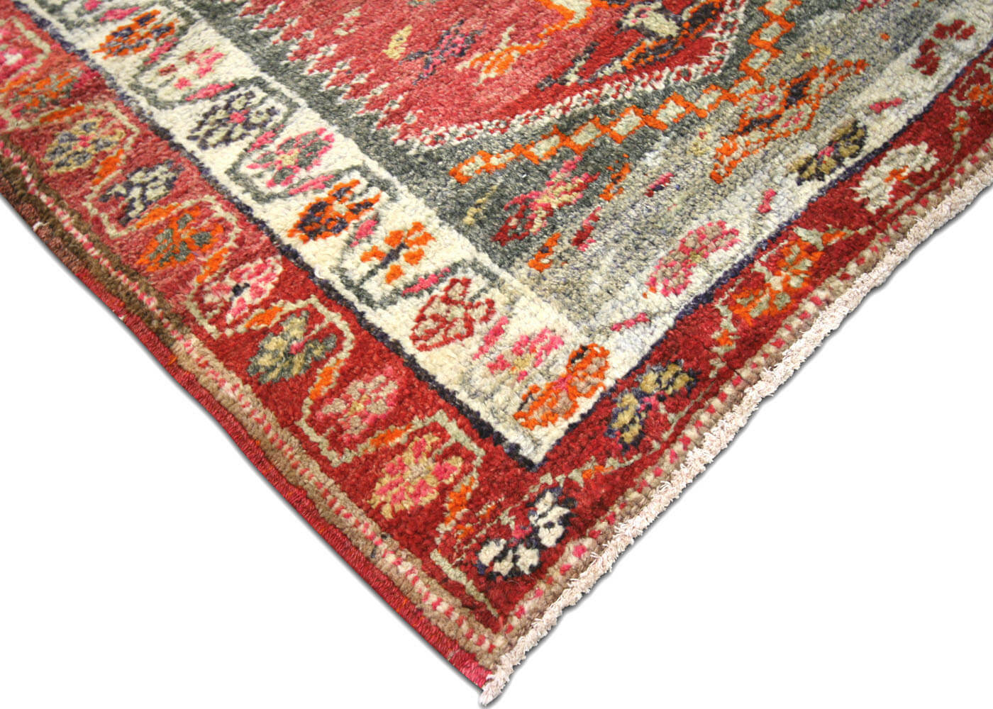 Vintage Turkish Oushak Runner - 3' x 11'1"