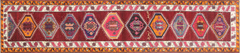 Vintage Turkish Oushak Runner - 2'10" x 12'10"