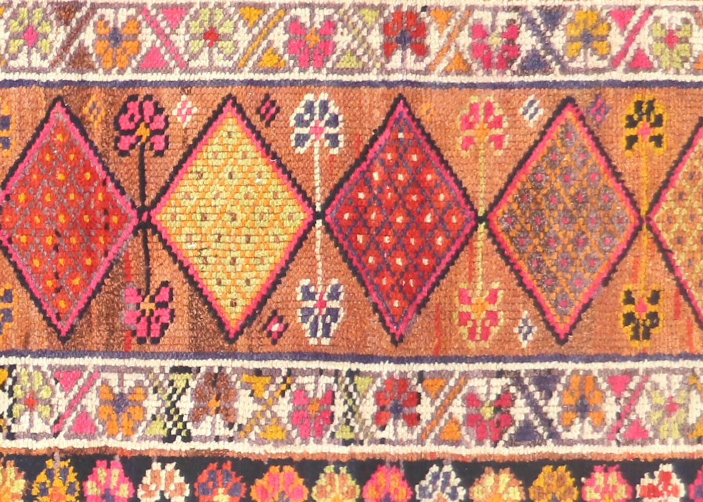 Vintage Turkish Oushak Runner - 2'8" x 11'1"