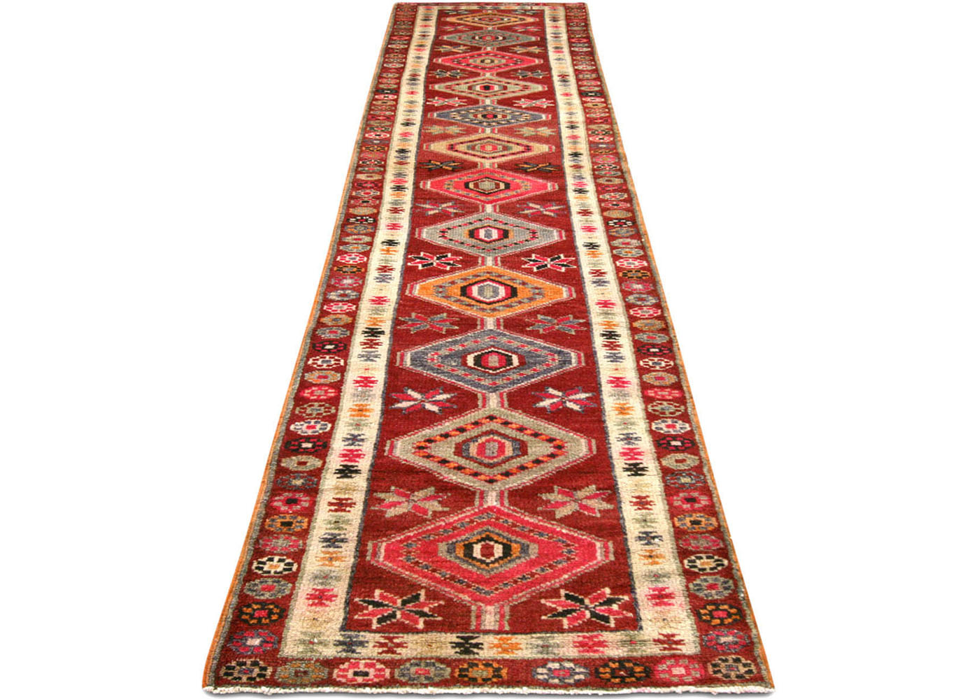 Vintage Turkish Oushak Runner - 2'9" x 11'11"