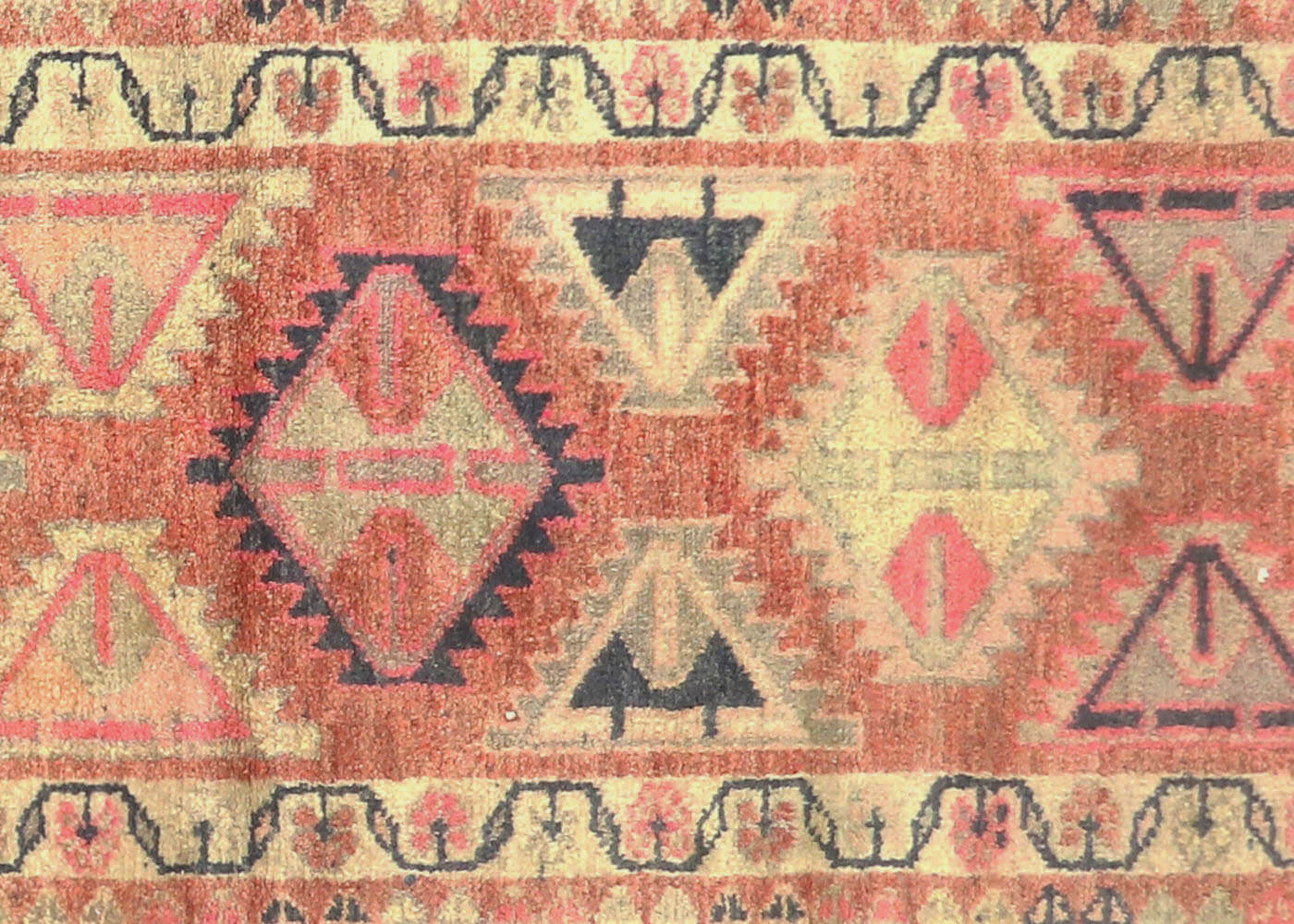 Vintage Turkish Oushak Runner - 2'7" x 13'