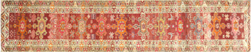 Vintage Turkish Oushak Runner - 2'8" x 12'6"