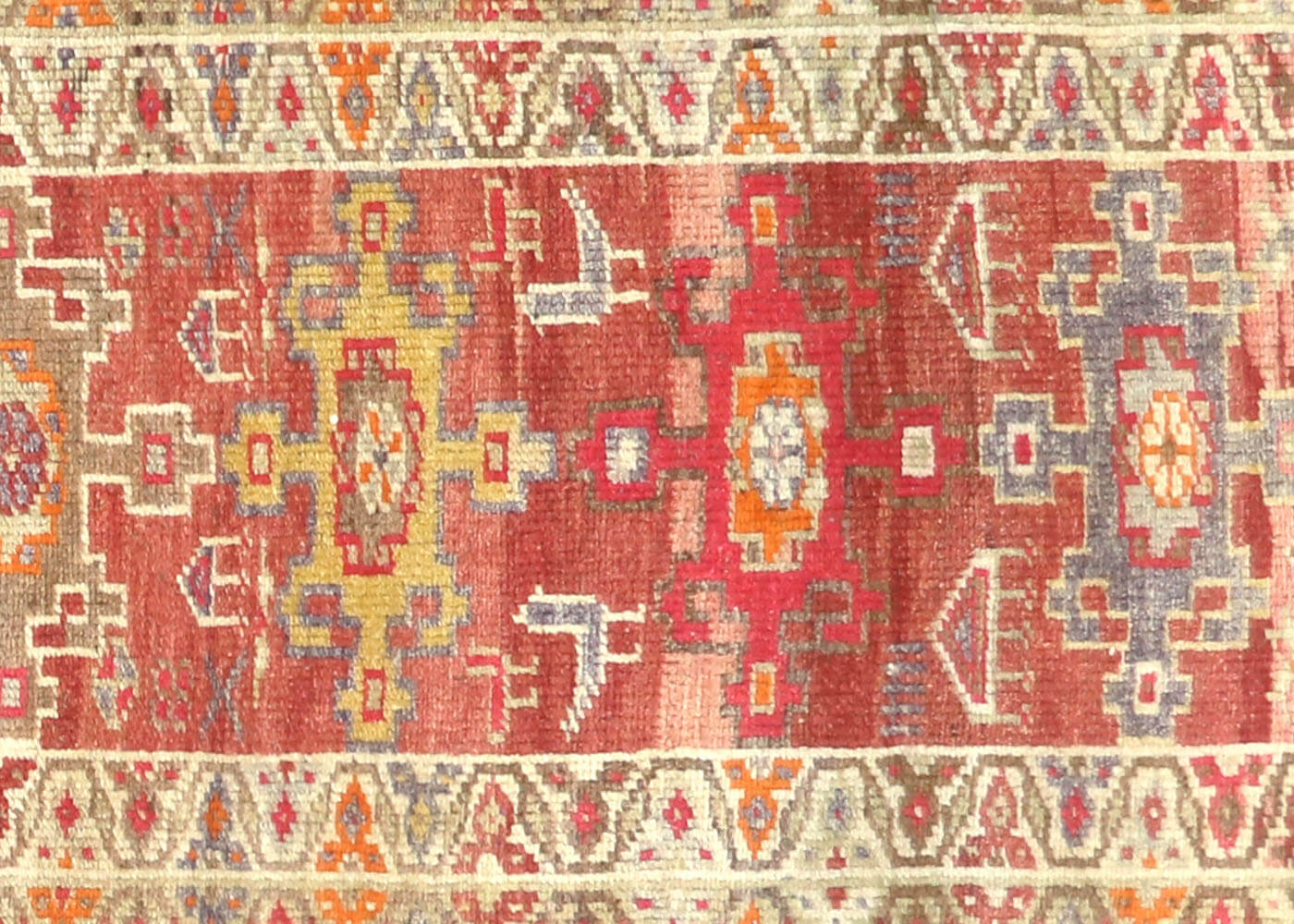 Vintage Turkish Oushak Runner - 2'8" x 12'6"