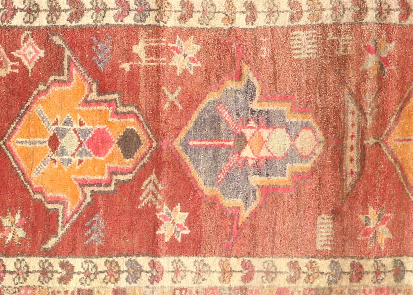 Vintage Turkish Oushak Runner - 2'10" x 13'6"