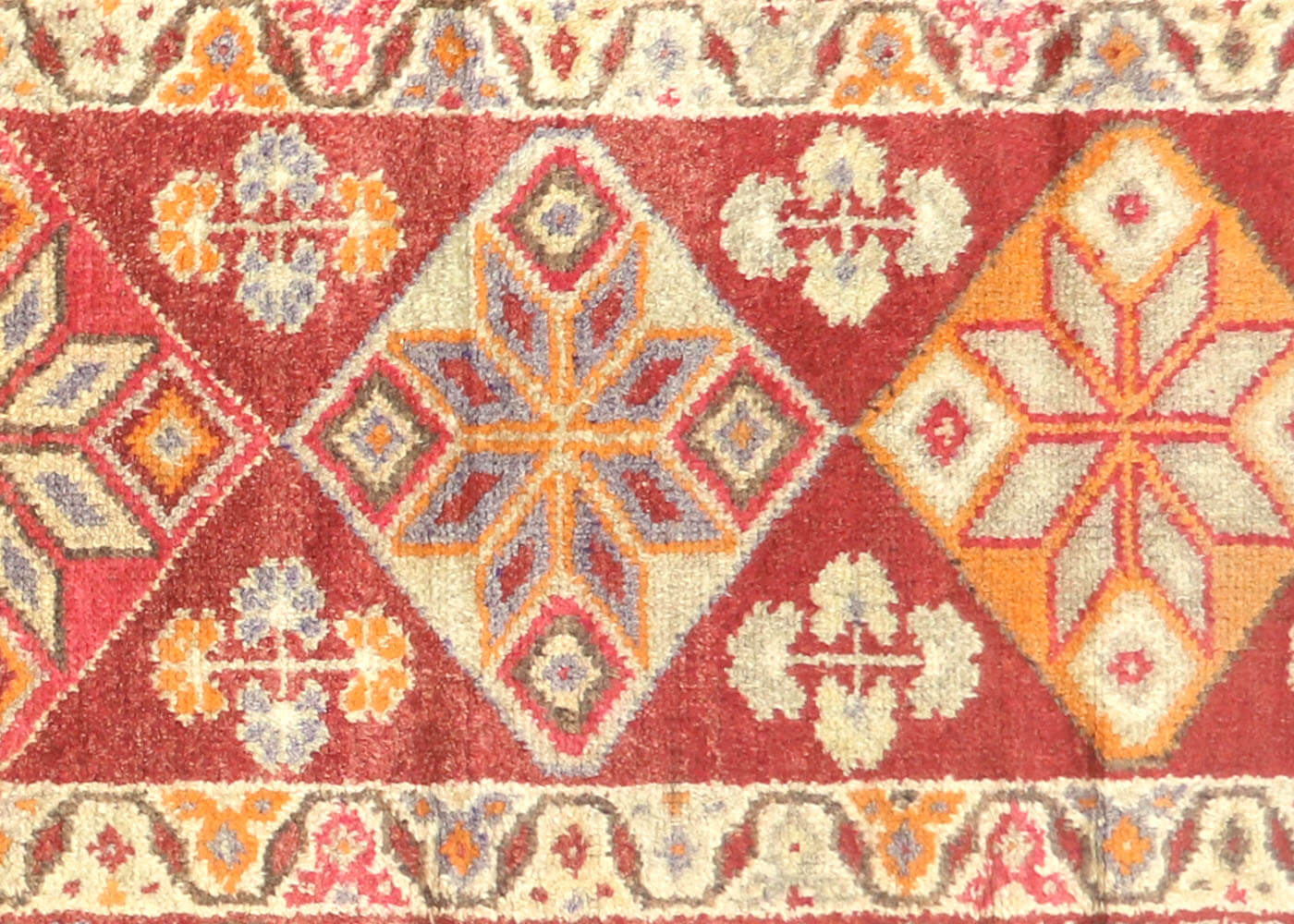 Vintage Turkish Oushak Runner - 3' x 11'4"