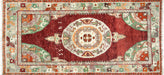 Vintage Turkish Oushak Rug - 3'7" x 7'5"