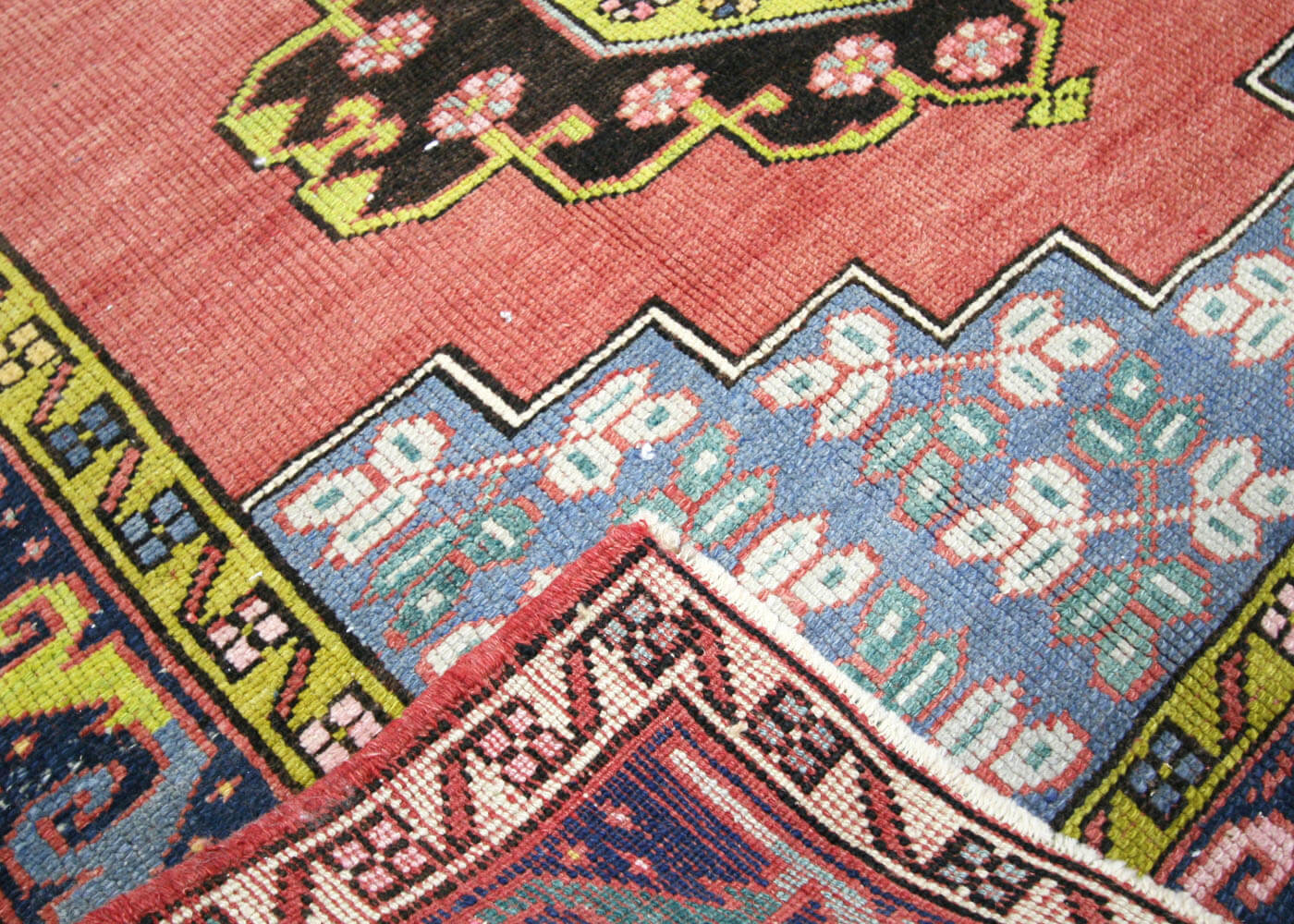 Vintage Turkish Oushak Rug - 4'5" x 6'6"