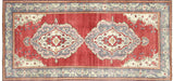 Vintage Turkish Oushak Carpet - 5'3" x 10'6"