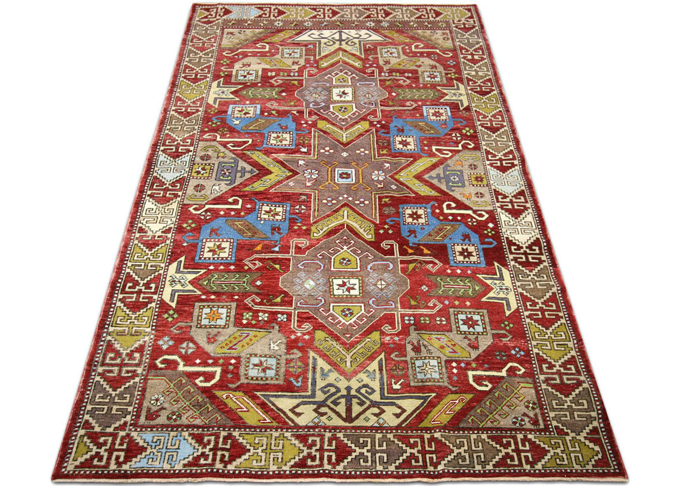 Vintage Turkish Oushak Rug - 5'2" x 9'7"