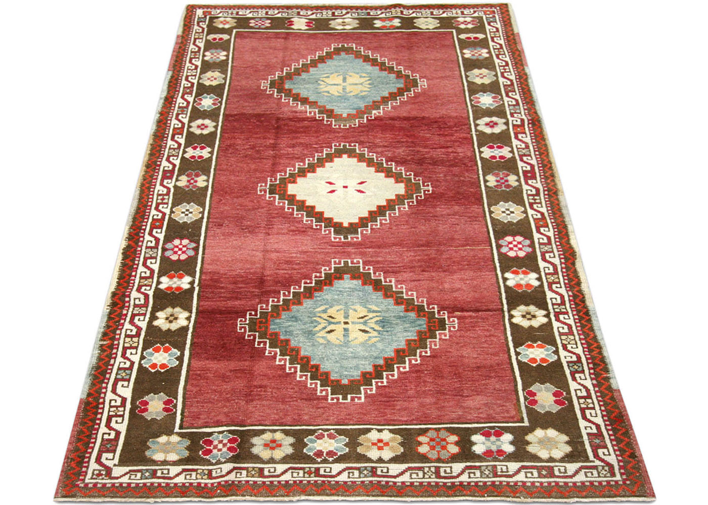 Vintage Turkish Oushak Rug - 4'6" x 8'5"