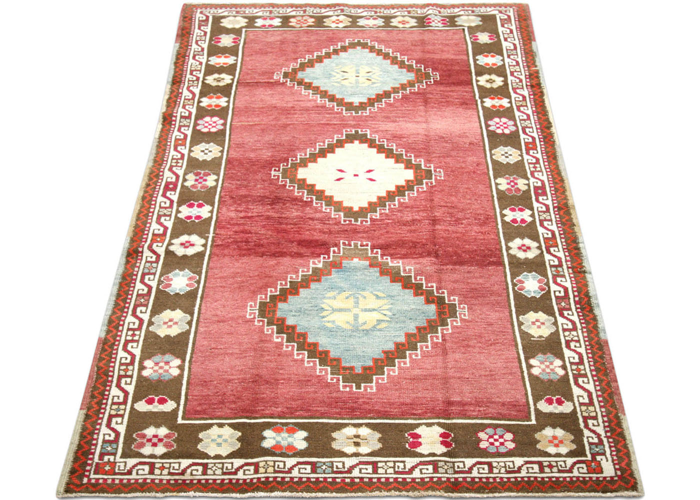 Vintage Turkish Oushak Rug - 4'6" x 8'5"