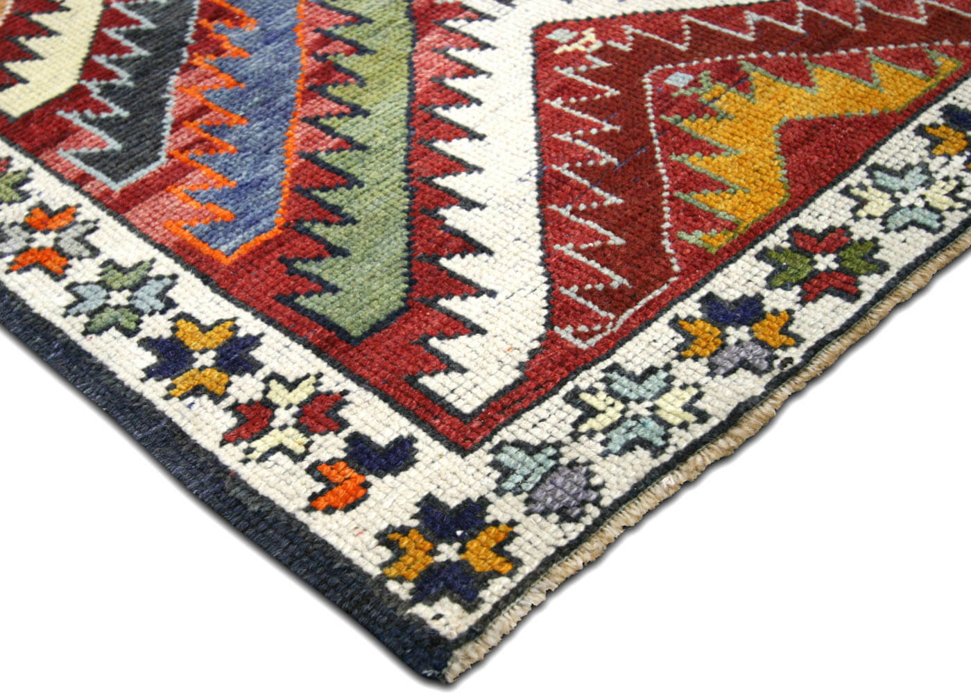 Vintage Turkish Oushak Rug - 2'2" x 3'4"
