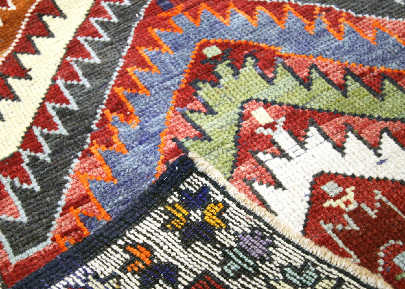 Vintage Turkish Oushak Rug - 2'2" x 3'4"