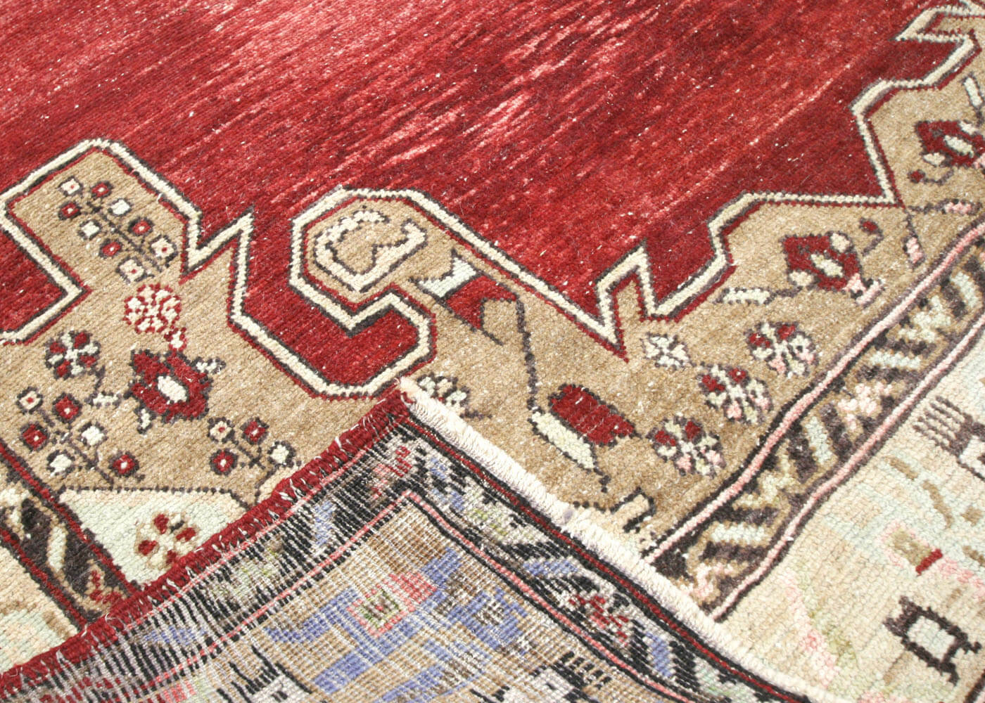 Vintage Turkish Oushak Rug - 5'10" x 13'10"