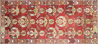 Vintage Turkish Oushak Carpet - 5'2" x 11'3"