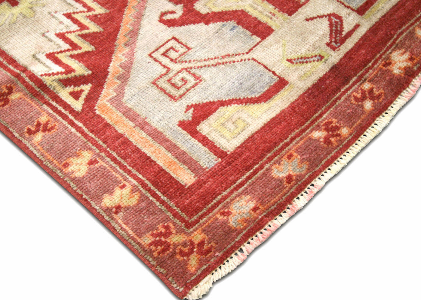 Vintage Turkish Oushak Runner - 2'7" x 12'11"