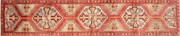 Vintage Turkish Oushak Runner - 2'7" x 12'11"