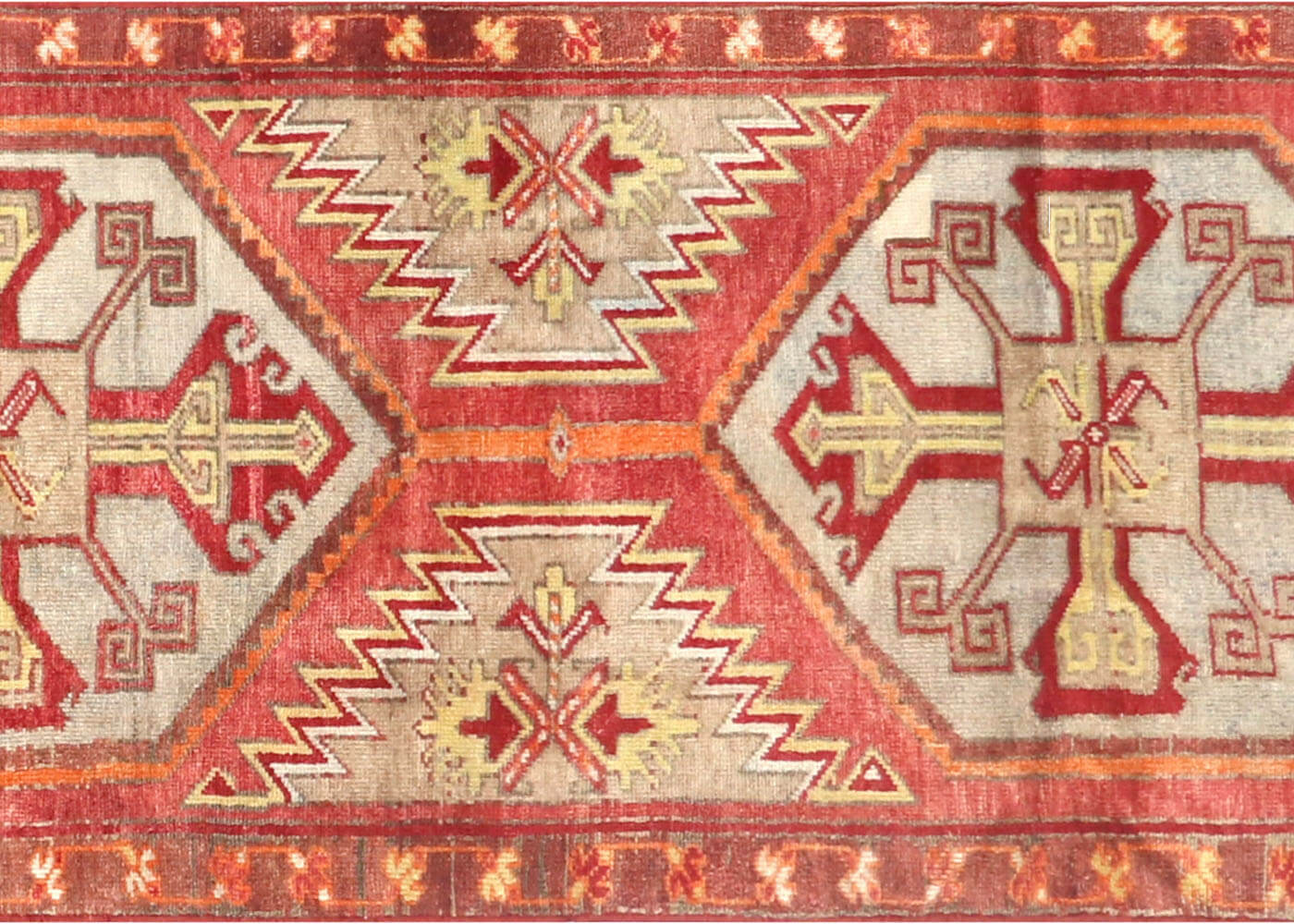 Vintage Turkish Oushak Runner - 2'7" x 12'11"