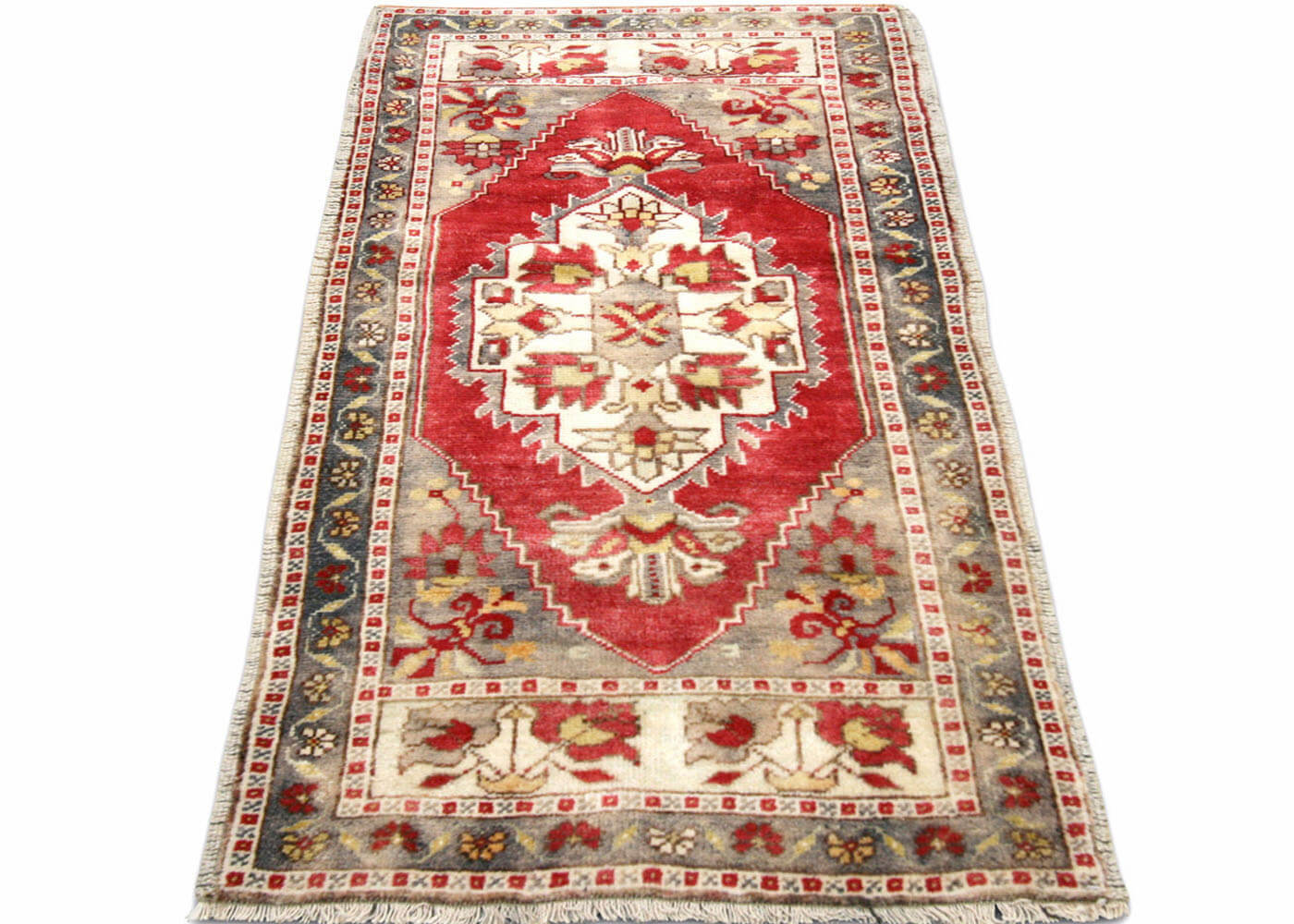 Vintage Turkish Oushak Yastic - 1'11" x 3'10"