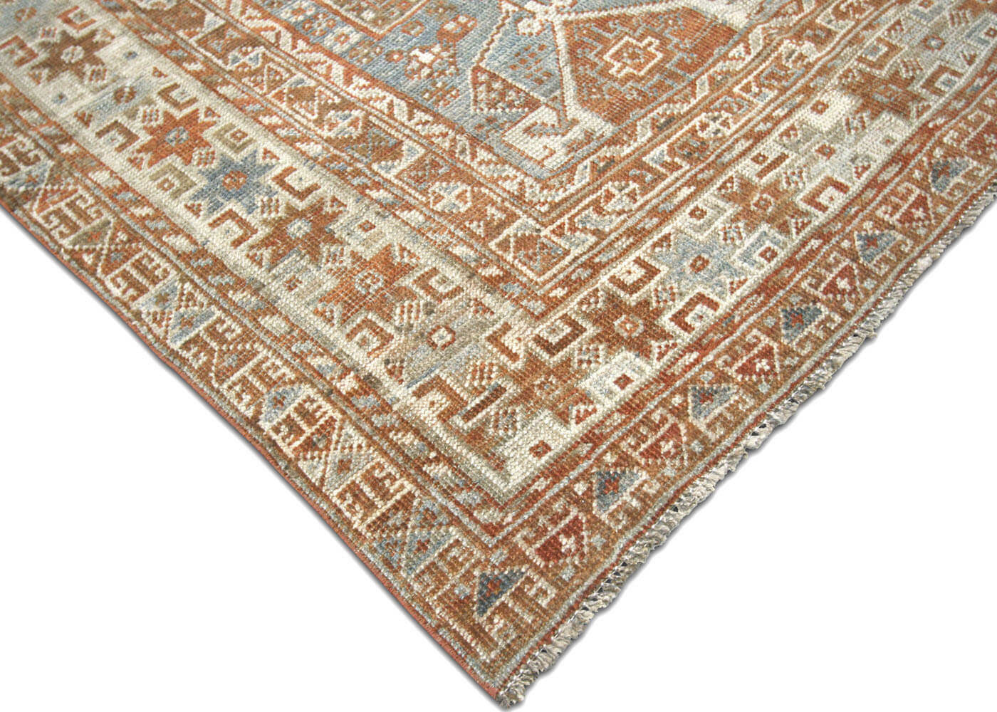 Semi Antique Persian Shiraz Rug - 7'1" x 10'