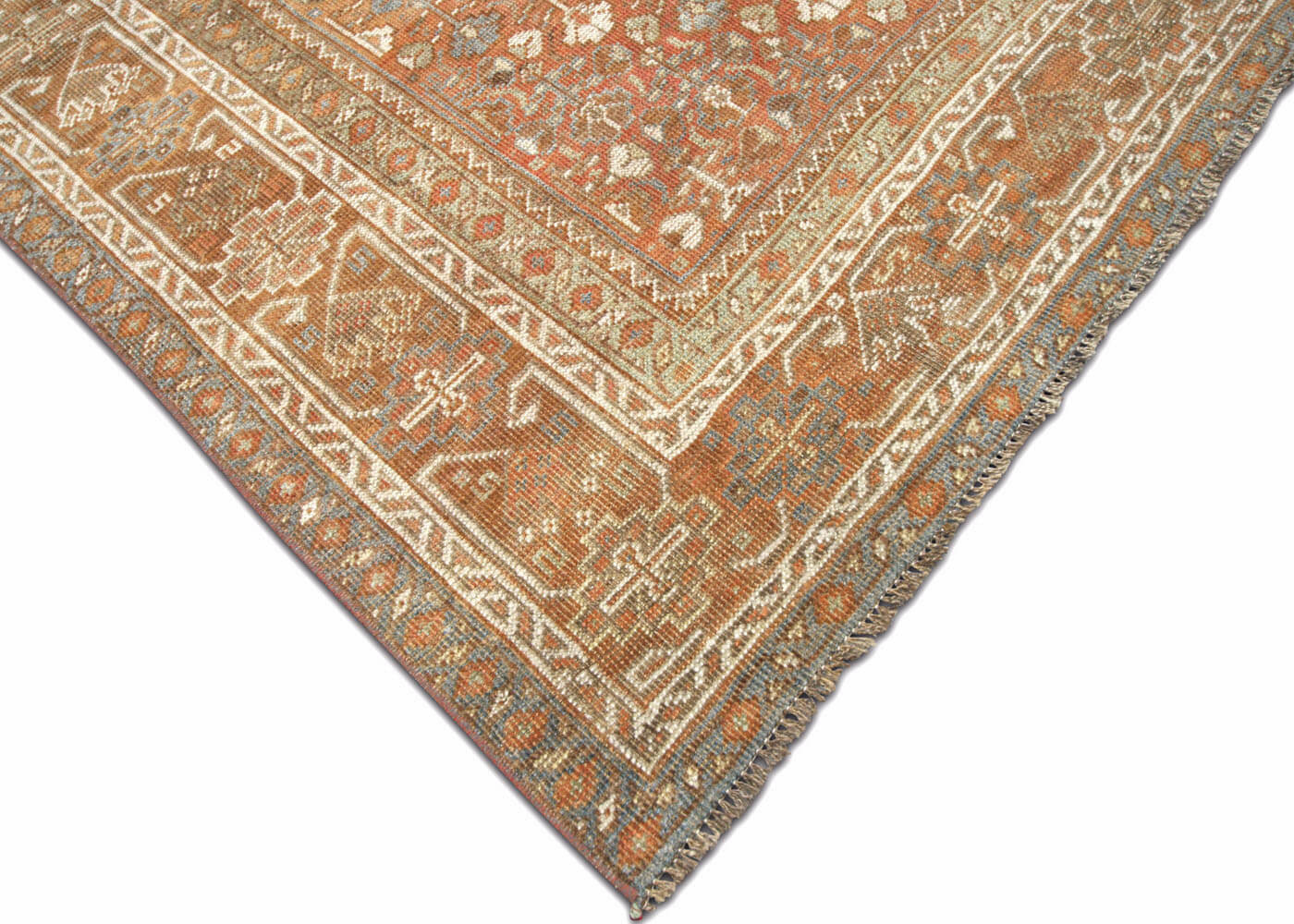 Semi Antique Persian Shiraz Rug - 7'10" x 10'2"