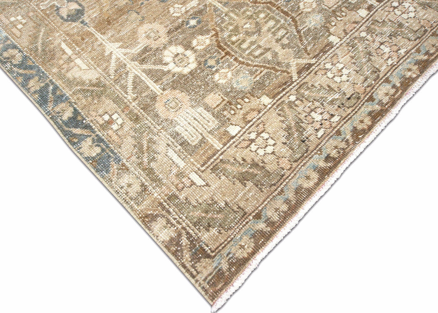 Semi Antique Persian Tabriz Runner - 3'1" x 13'11"