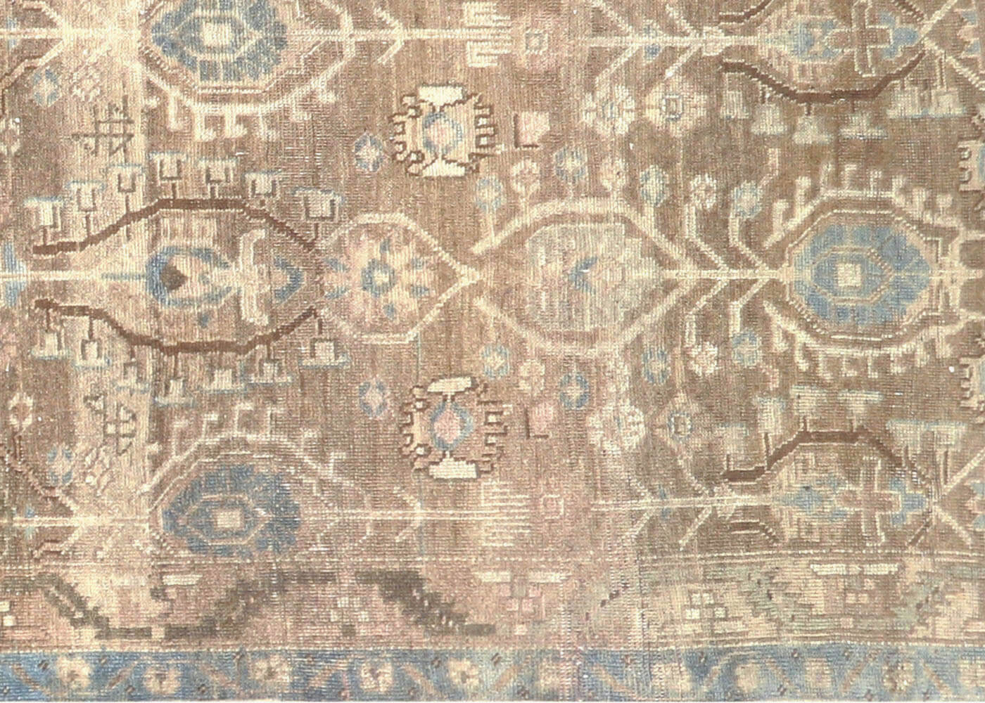 Semi Antique Persian Tabriz Runner - 3'1" x 13'11"