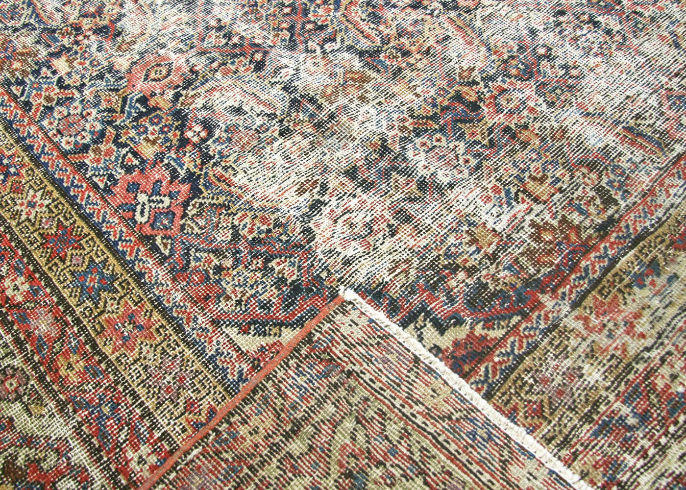 Semi Antique Persian Mahal Rug - 7'8" x 16'4"