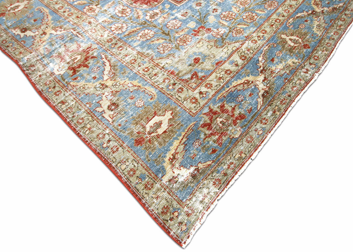 Semi Antique Persian Heriz Rug - 8'9" x 11'11"