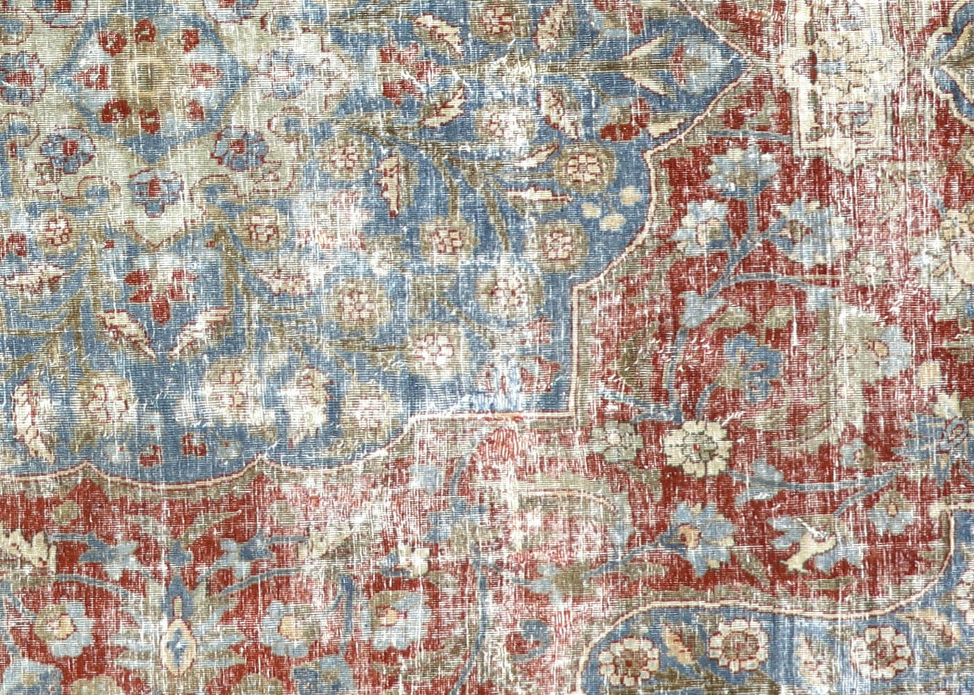 Semi Antique Persian Heriz Rug - 8'9" x 11'11"