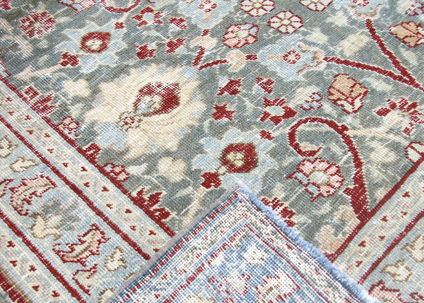 Semi Antique Persian Tabriz Rug - 10' x 14'9"