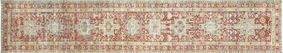 Semi Antique Persian Tabriz Runner - 2'7" x 14'1"