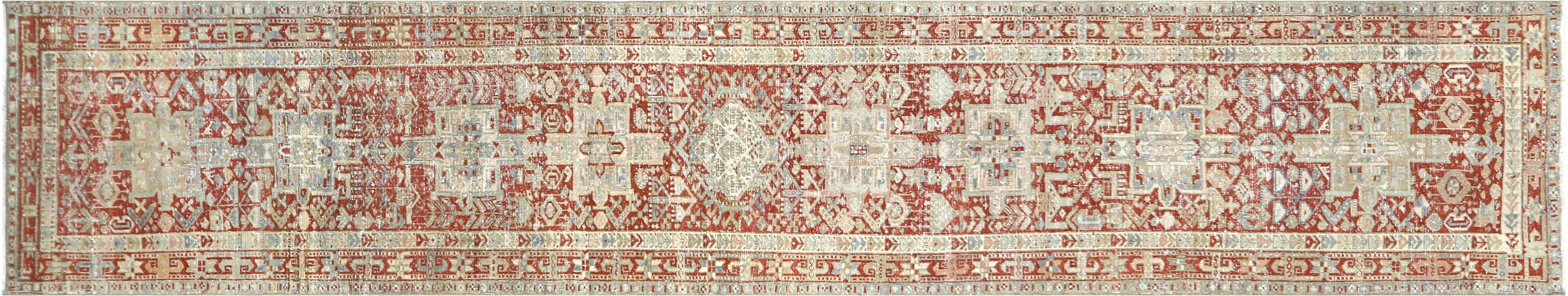 Semi Antique Persian Tabriz Runner - 2'7" x 14'1"