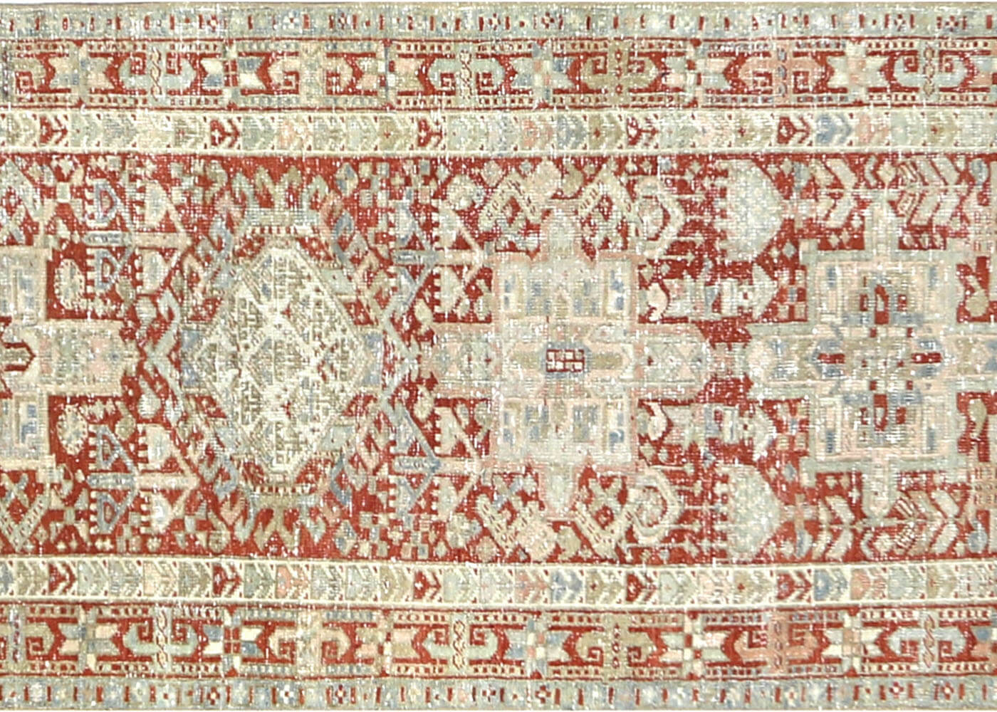 Semi Antique Persian Tabriz Runner - 2'7" x 14'1"