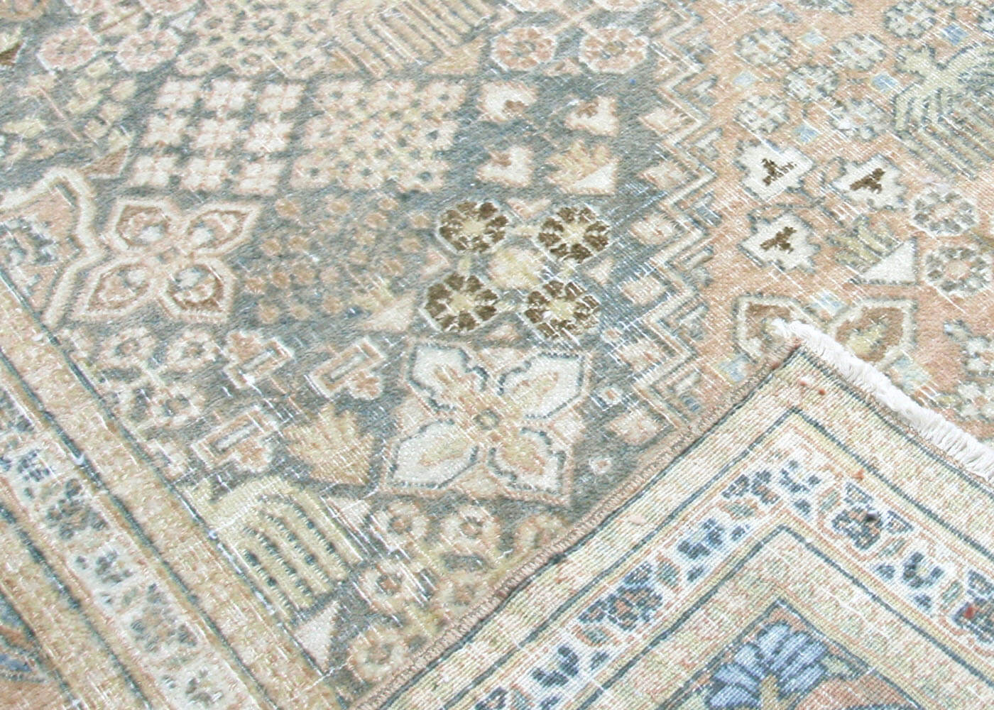 Semi Antique Persian Meshed Rug - 9'11" x 13'