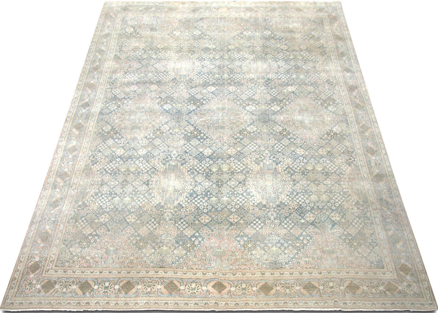 Semi Antique Persian Meshed Rug - 9'11" x 13'