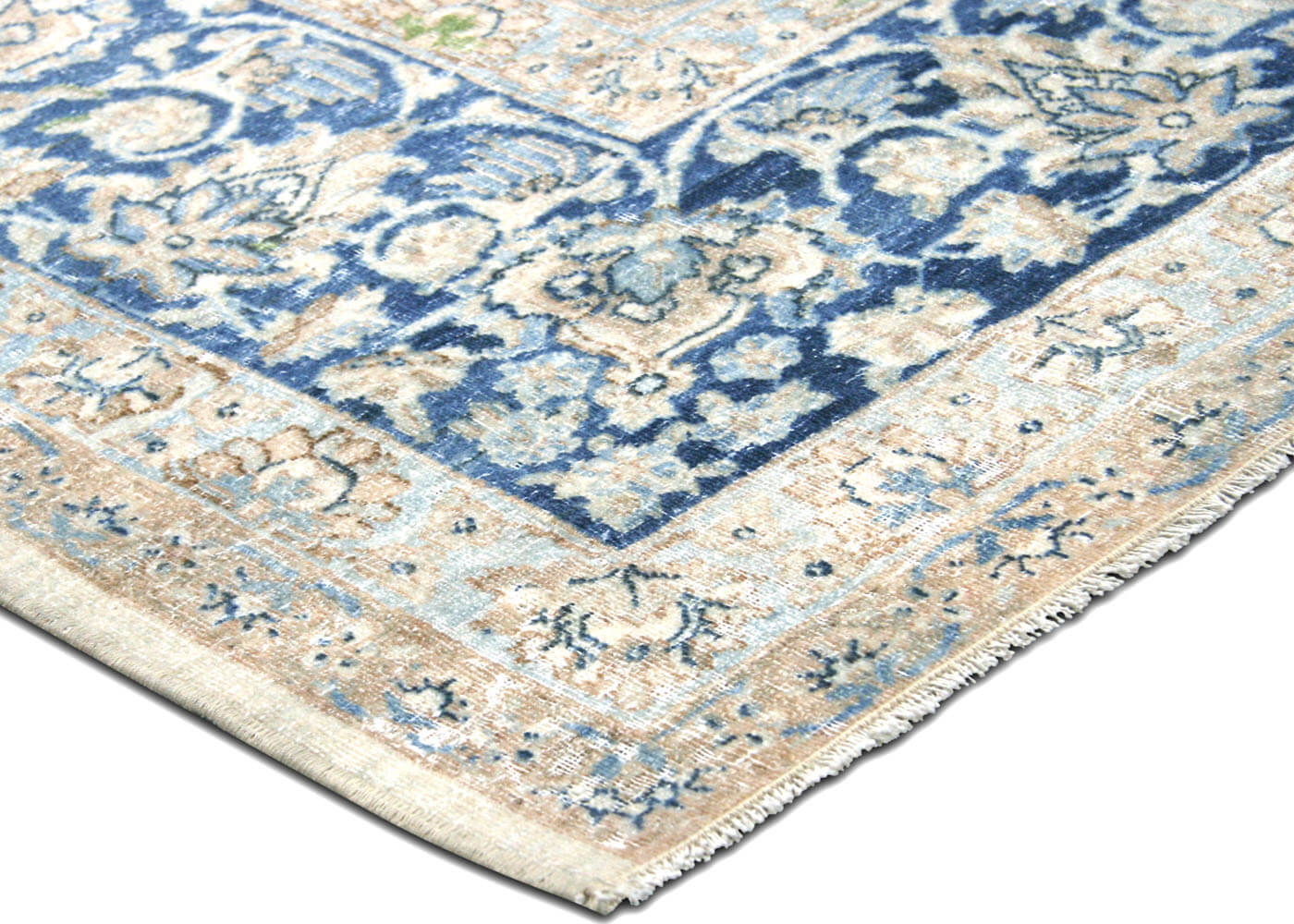 Semi Antique Persian Kerman Rug - 8'7" x 11'3"