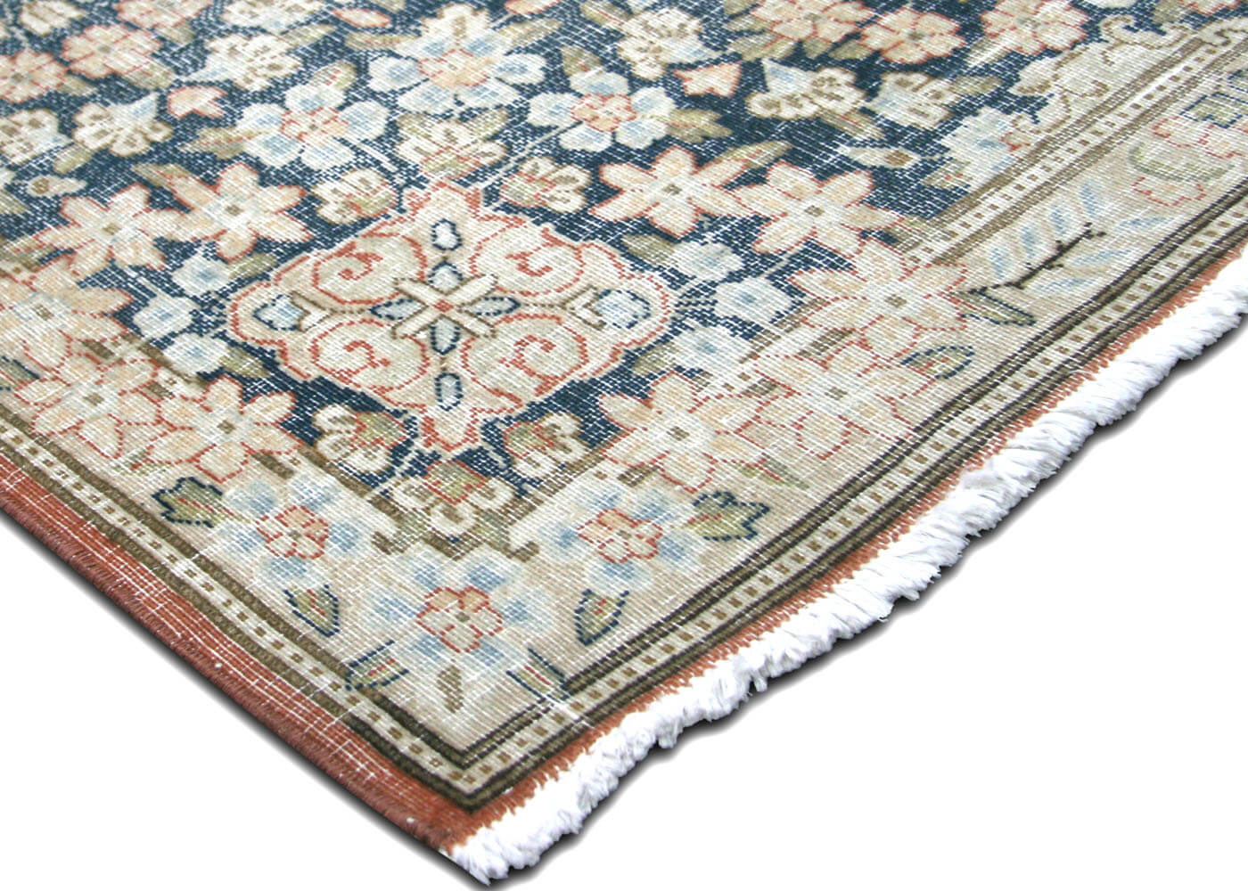 Semi Antique Persian Kerman Rug - 9'8" x 13'4"