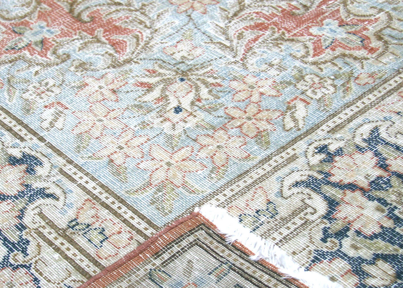 Semi Antique Persian Kerman Rug - 9'8" x 13'4"