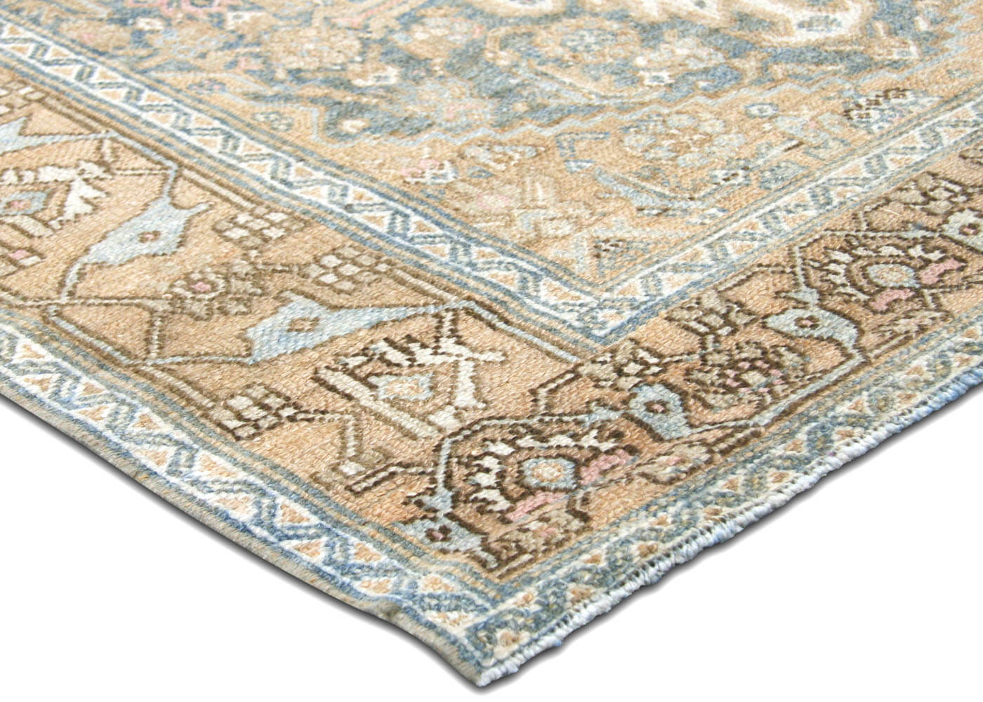 Semi Antique Persian Melayer Runner - 3'6" x 15'11"