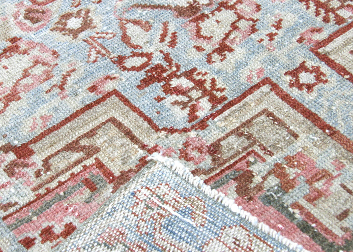 Semi Antique Persian Melayer Runner - 3'7" x 13'