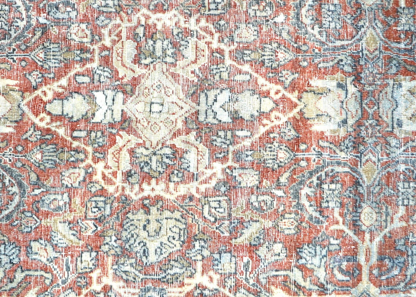 Semi Antique Persian Mahal Rug - 8'8" x 11'11"